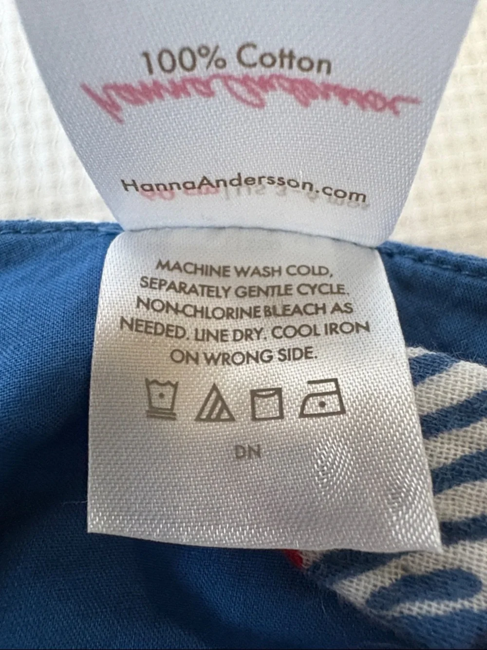 HANNA ANDERSSON GIRLS DRESS WITH DIAPER COVER SIZE 3-6mo